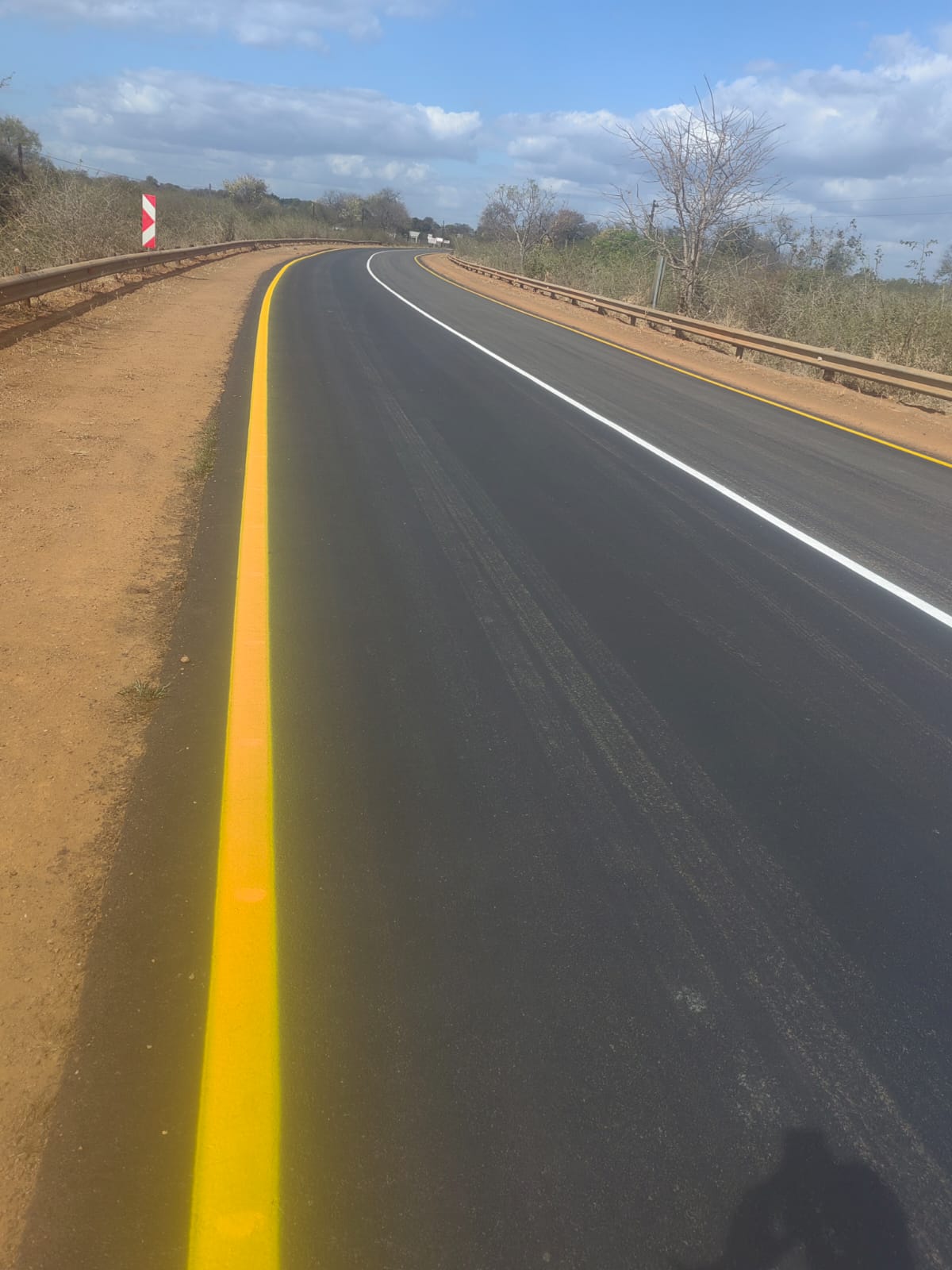Road marking services for roads and paved surfaces